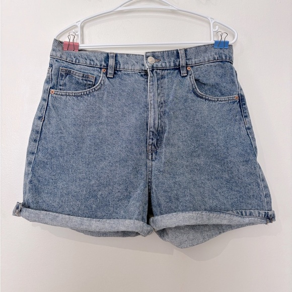 🎉4/30$🎉 Ardene Blue Jean Shorts High-Waisted Relaxed Fit👖 - Picture 1 of 2